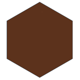 Mission Red Brick 8" Hexagon Encaustic Cement Tile - Avente Tile