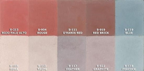 Mission Red Color Chip Set - Tablet D - Avente Tile