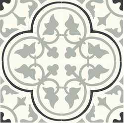 Mission Roseton Clermont Colorway 8"x8" Encaustic Cement Tile - Avente Tile