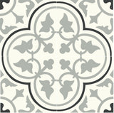 Mission Roseton Clermont Colorway 8"x8" Encaustic Cement Tile - Avente Tile