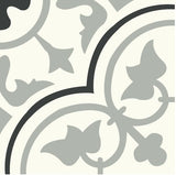 Mission Roseton Clermont Colorway 8"x8" Encaustic Cement Tile - Avente Tile