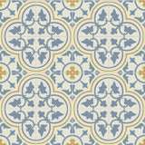 Mission Roseton Savoy Colorway 8"x8" Encaustic Cement Tile - Avente Tile