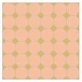 Mission Salmon Octagon Encaustic Cement Tile 8"x8" - Avente Tile