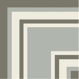 Mission Santiago Border 8"x8" Encaustic Cement Tile in Mountain Colorway - Avente Tile
