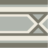 Mission Santiago Border 8"x8" Encaustic Cement Tile in Mountain Colorway - Avente Tile