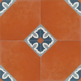 Mission Spanish Colonial 01 8"x8" Encaustic Cement Tile - Avente Tile
