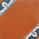 Mission Spanish Colonial 01 8"x8" Encaustic Cement Tile - Avente Tile