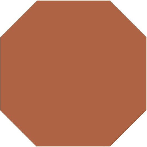 Mission Terracotta Octagon Encaustic Cement Tile 8"x8" - Avente Tile