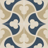 Mission Trebol Sonata 8"x8" Encaustic Cement Tile - Avente Tile
