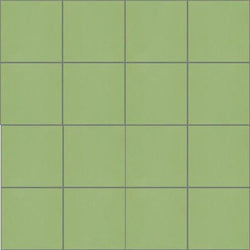Mission Verde Caribe 4"x4" Encaustic Cement Tile - Avente Tile