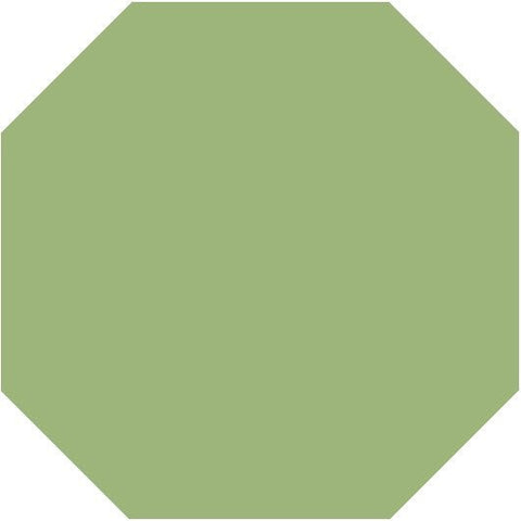 Mission Verde Caribe Octagon Encaustic Cement Tile 8"x8" - Avente Tile