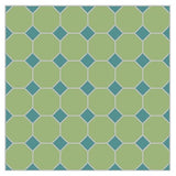 Mission Verde Caribe Octagon Encaustic Cement Tile 8"x8" - Avente Tile