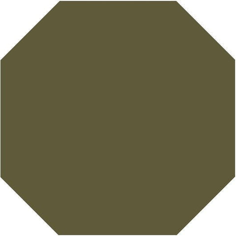 Mission Verde Militar Octagon Encaustic Cement Tile 8"x8" - Avente Tile