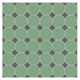 Mission Vert Clair Octagon Encaustic Cement Tile 8"x8" - Avente Tile