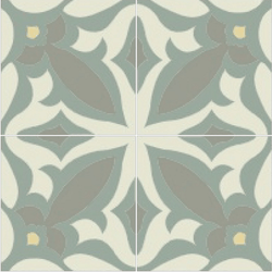 Mission Zebra 8"x8" Encaustic Cement Tile - Summer Colorway - Avente Tile