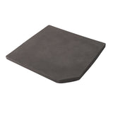 Rustic Charcoal 12x12 Clipped Corner Cement Tile 