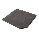 Rustic Charcoal 8x8 Clipped Corner Cement Tile 