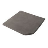 Rustic Smoke 8x8 Clipped Corner Cement Tile 