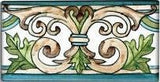 Spanish Albacete Hand Painted Ceramic Tile - Avente Tile