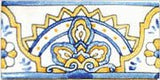 Spanish Aranjuez Hand Painted Ceramic Tile - Avente Tile