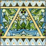 Spanish Burgos Hand Painted Ceramic Tile - Avente Tile
