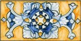 Spanish Cadiz Hand Painted Ceramic Tile - Avente Tile