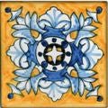 Spanish Cadiz Hand Painted Ceramic Tile - Avente Tile