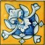 Spanish Cadiz Hand Painted Ceramic Tile - Avente Tile