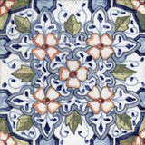 Spanish Mallorca Hand Painted Ceramic Tile - Avente Tile
