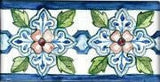 Spanish Mallorca Hand Painted Ceramic Tile - Avente Tile