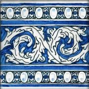 Spanish Soria Hand Painted Ceramic Tile - Avente Tile