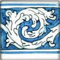 Spanish Soria Hand Painted Ceramic Tile - Avente Tile