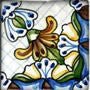 Spanish Teruel Hand Painted Ceramic Tile - Avente Tile