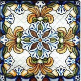 Spanish Teruel Hand Painted Ceramic Tile - Avente Tile