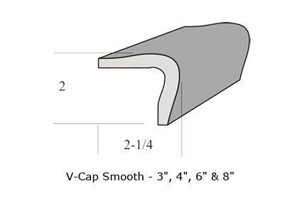 V - Cap Smooth - Avente Tile