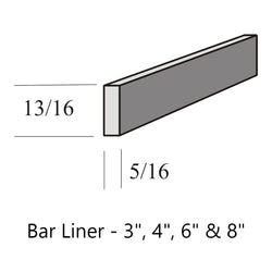 Yucatan Flat Bar Liner - Avente Tile