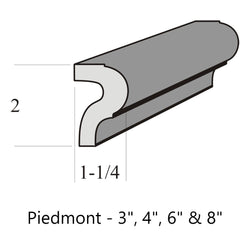 Yucatan Pool Piedmont Molding 2" x 6" - Avente Tile