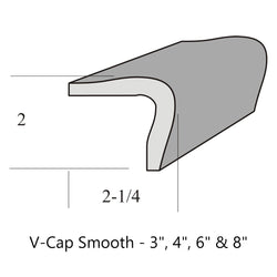 Yucatan V - Cap Smooth - Avente Tile