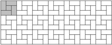 Tile Pinwheel Pattern can use square and rectangular formats.