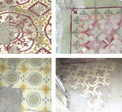 Cuban Tiles found in Old Havana and Camaguey are in disrepair